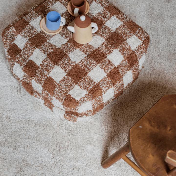 Produktbild Lorena Canals Sitzpouf Vichy Toffee