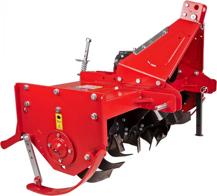 Produktbild Dema Bodenfräse Rotorfräse Heckfräse Ackerfräse Fräse Anbaugerät 125 cm für Traktor bis 30 PS