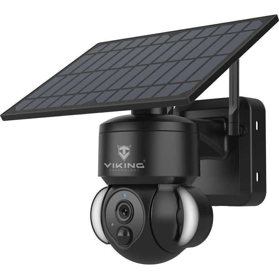 Viking Telecamera HD Solární HDs01 (1920 x 1080 Pixels), Telecamera di rete, Nero