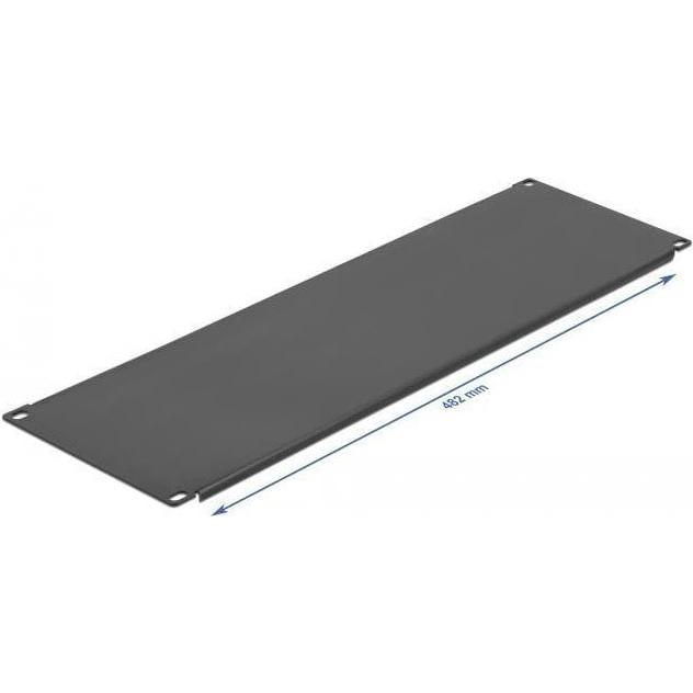 Thumbnail - Delock 66665 Rack Zubehör Blindverschlussplatte, Serverschrank Zubehör, Schwarz
