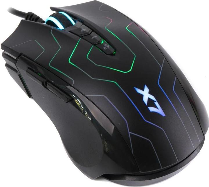 Actual product image A4Tech X89 Mouse Ambidextrous USB Type-A Optical 2400 DPI (Cable)