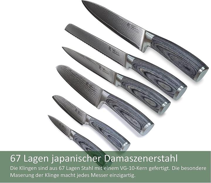 Produktbild Wakoli Edis Damastmesser-Set (20 cm)