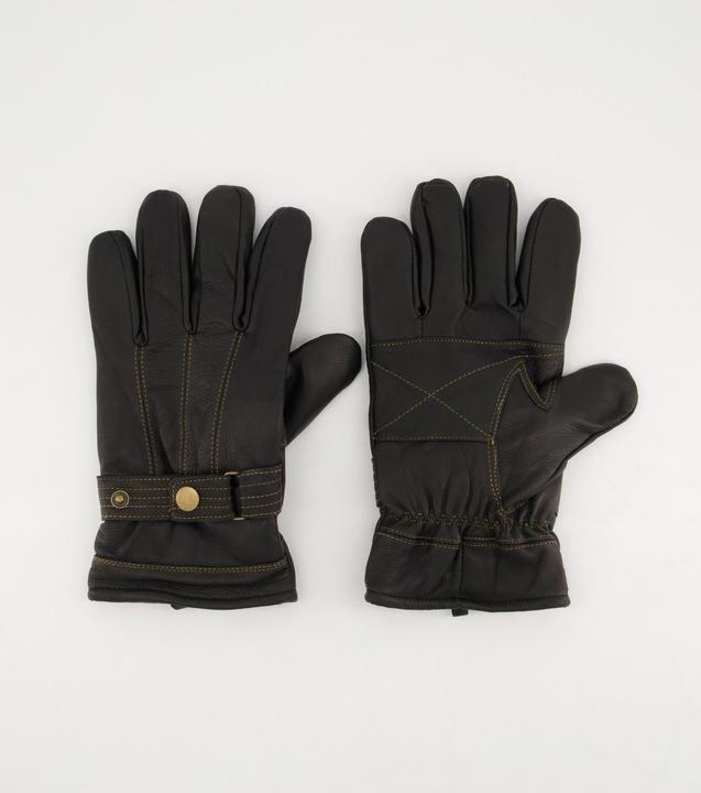 Produktbild JP1880 Leder-Handschuhe, Echtleder, Warmfutter, Riegel (10)