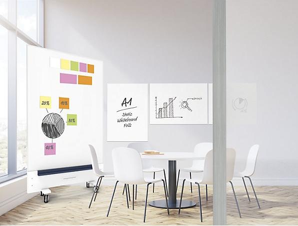 Produktbild Magnetoplan Haftnotiz Static Notes, DIN A3, 250 Stück sortiert