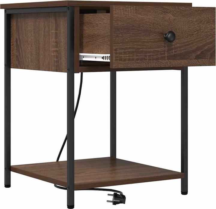 Actual product image vidaXL Modern bedside table (41 x 41 x 56 cm)