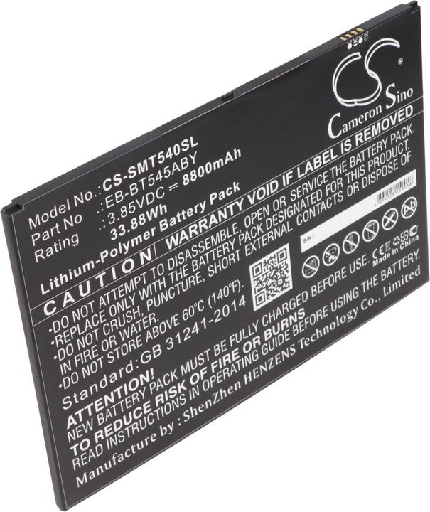 Image du produit AccuCell Batterie de rechange Samsung EB-BT545ABY, Samsung Galaxy Tab Active Pro