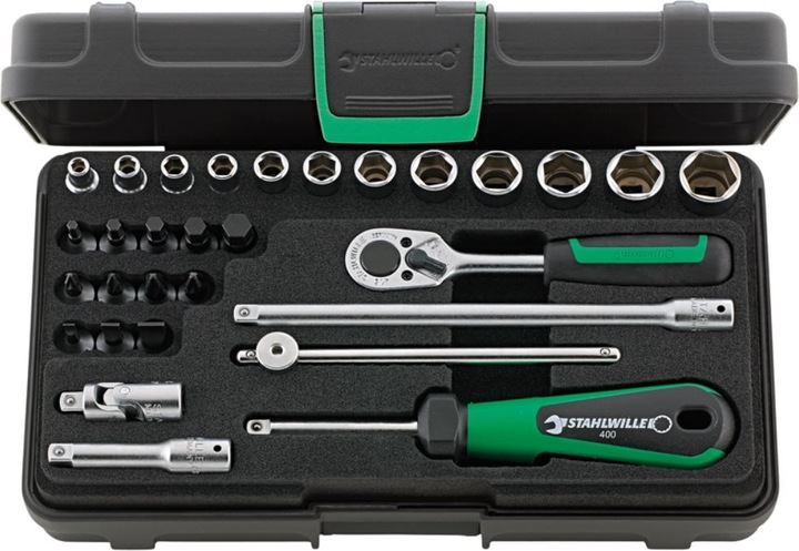 Actual product image Stahlwille Socket wrench set (1/4")