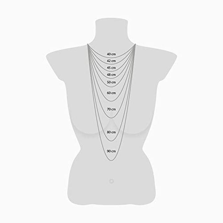 Immagine prodotto Engelsrufer ERN-CROSSHEART-BIR Collana da donna con croce da 40 mm, regolabile (Argento 925, 40 cm)