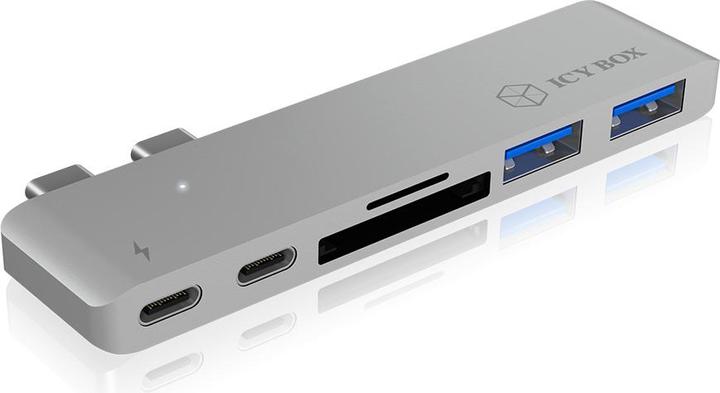 Produktbild Icy Box IB-DK4036-2C Nodebook-Dockingst. (Thunderbolt, USB-A, USB-C, 6 Ports)