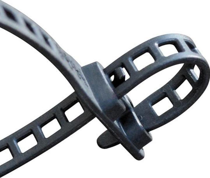 Actual product image HellermannTyton Cable tie Softfix L 340x11mm (Plastic cable ties, 340 mm, 6 pcs.)