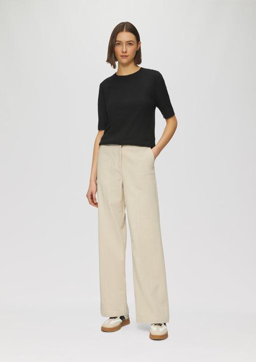 Produktbild s.Oliver Strickpullover Kurzärmeliger Strickpullover aus Viskosemix (34)