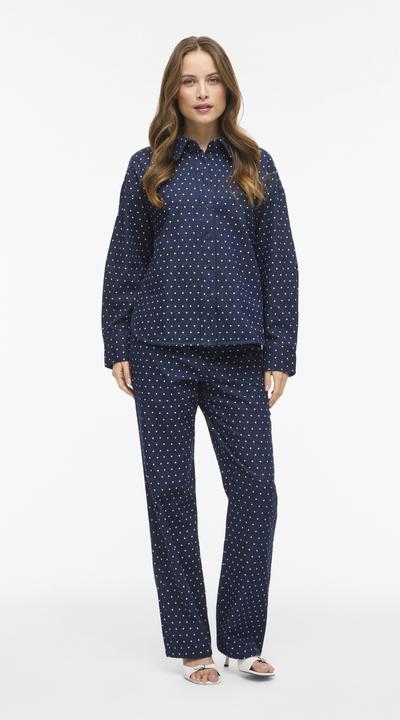 Immagine prodotto Vila VIJANE Gepunktetes Jeanshemd (44)