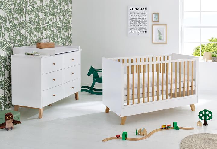 Actual product image Pinolino Pan economy set (Baby cot, Changing unit)
