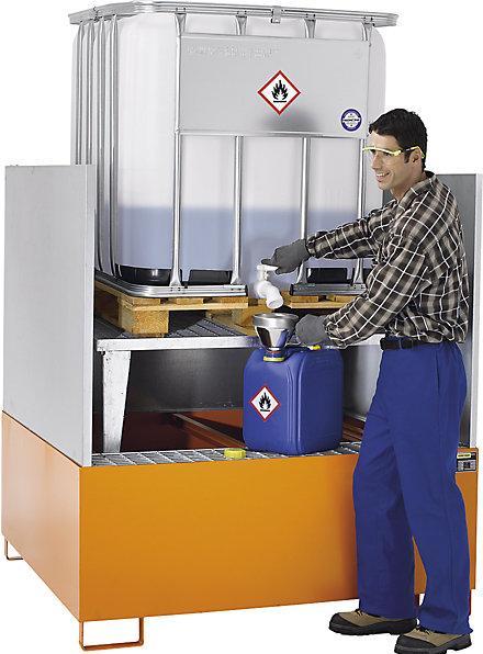 Produktbild kaiserkraft Stahl-Auffangwanne für Tankcontainer