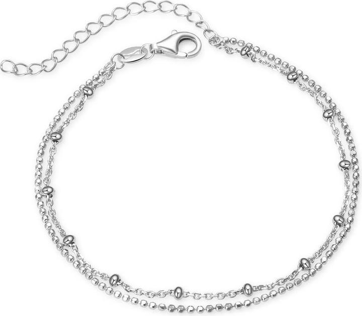 Immagine prodotto Beneto Minimalistickï¿½ dvojitï¿½ stůbrnï¿½ náramek AGB735/21