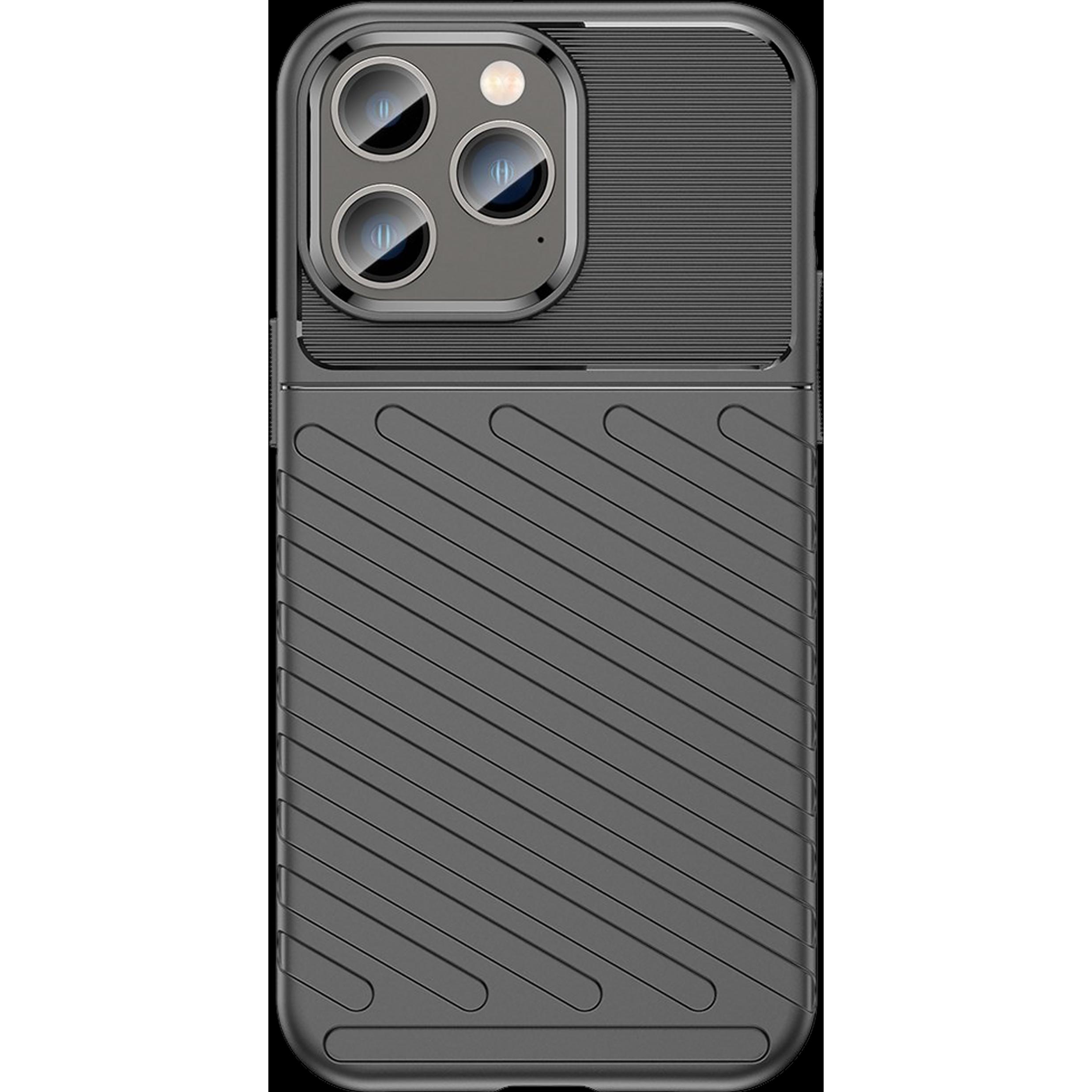 Cazy Hülle Kompatibel mit iPhone 14 Pro - Schützhulle Griff Back Cover TPU - (Apple iPhone 14 Pro), Smartphone Hülle, Sc...