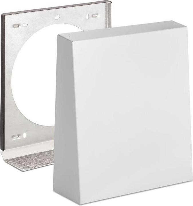 Lunos External bonnet with sound insulation aluminium 235x205x72mm, ws