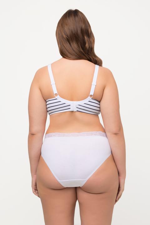 Produktbild Ulla Popken BH, bügellos, Softschalen, Streifen, Cup A-D (105 D)