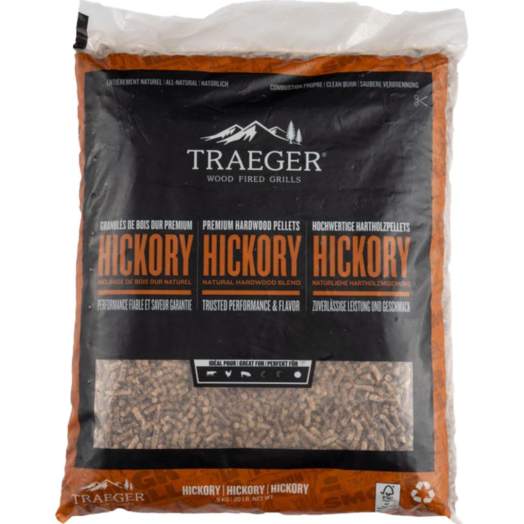 Traeger, Pellet, Legno duro Hickory (9 kg)