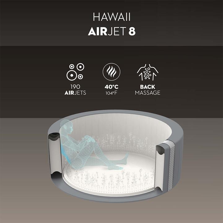 Image du produit Bestway Lay-Z-Spa Hawaii MaxHold EnergySense (8 Personnes)