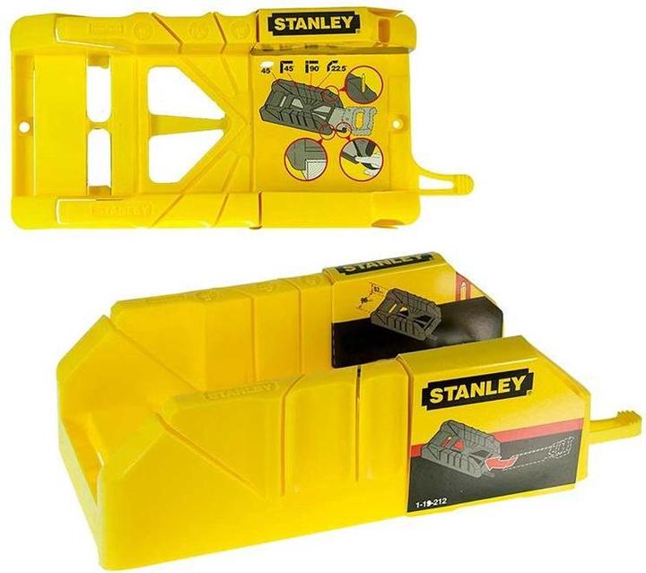 Productafbeelding Stanley Verstekbak kunststof (met bevestigingsgaten voor zaagcompartiment, ABS-kunststof, 22,5°/45°/90° S