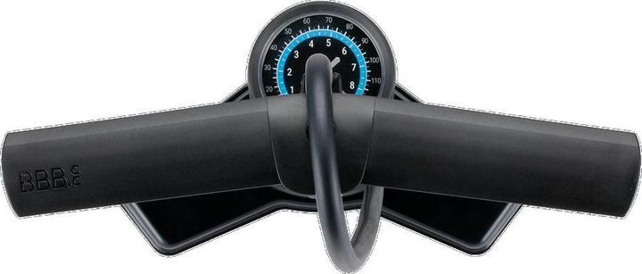 Actual product image BBB Floor pump AirSmart black, aluminium/steel