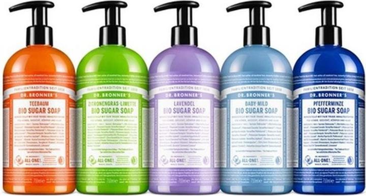 Image du produit Dr. Bronner's savon de sucre (Savon liquide, 355 ml)