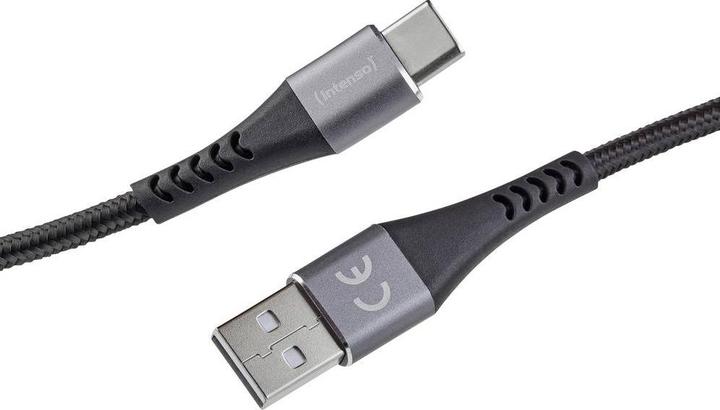 Image du produit Intenso C315C USB-C auf USB-C Kabel, 60W Schnellladen, 1,5 m, für iPhone, Samsung Galaxy, Macbook, L (1.50 m, USB 2.0, 60 W)