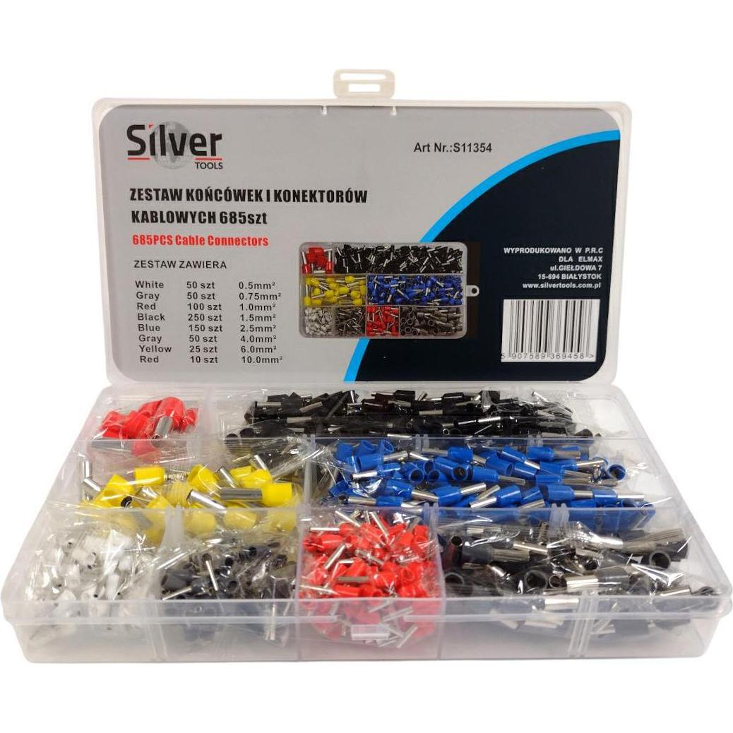 Silver, Collegamento per cavi, Kabelverbinder und Klemmen 685El.