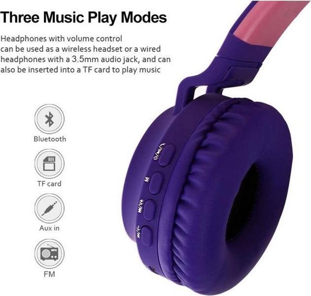 Actual product image MU Style LED Cat Ear (6 h, Cable, Wireless)