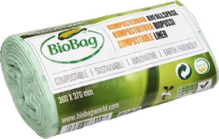 Biobag International Sacchetti per i rifiuti (30 x, 6 l)