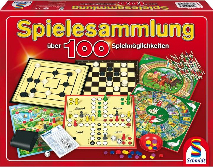 Schmidt Spiele Raccolta di giochi oltre 100 giochi (2 - 6 Giocatori)