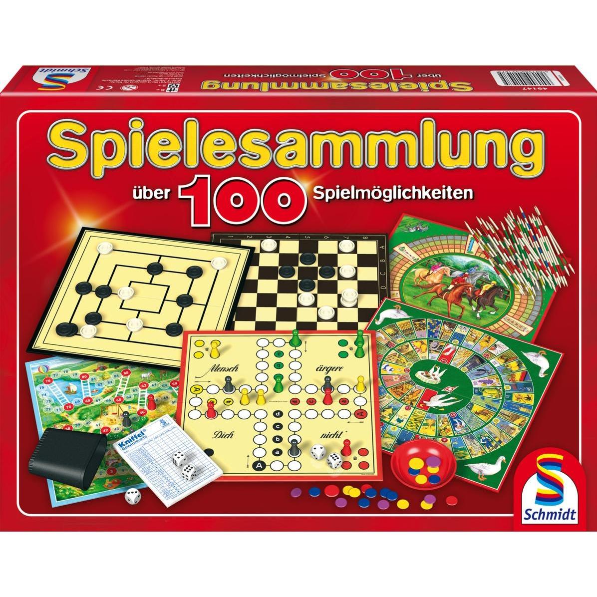 Schmidt Spiele Spielesammlung über 100 Spiele (2 - 6 Spieler) (4049147)