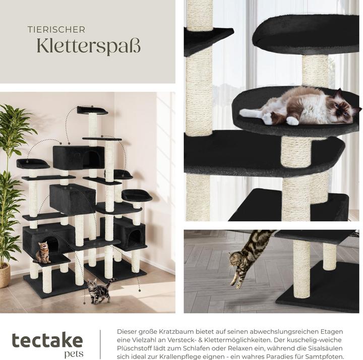 Produktbild tectake Entissar (214 cm, Schwarz)