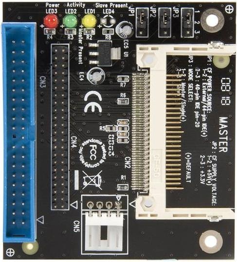 Immagine prodotto StarTech Adattatore da 40/44 pin IDE a Compact Flash SSD - Adattatore da scheda di memoria CF a adattatore
