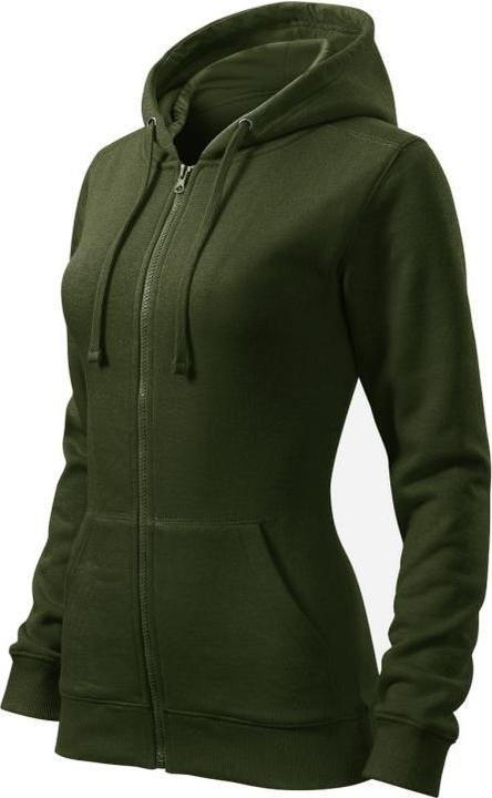 Produktbild Malfini Women's Trendy Zipper Sweatshirt (Military) (M)