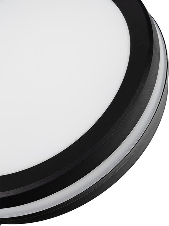 Produktbild Luxula LED-Deckenleuchte, 20W, EEK: F, 2000lm, CCT, IP65, schwarz/weiss (2000 lm)