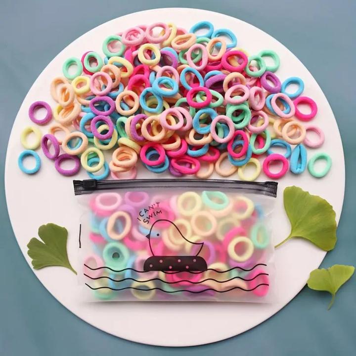 Immagine prodotto Milkii Multicolor Haargummi (300 Stk.) (Elastico per capelli)