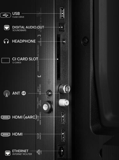 Actual product image Hisense TV 32A4Q (32", LCD, LED, HD ready, 2025)