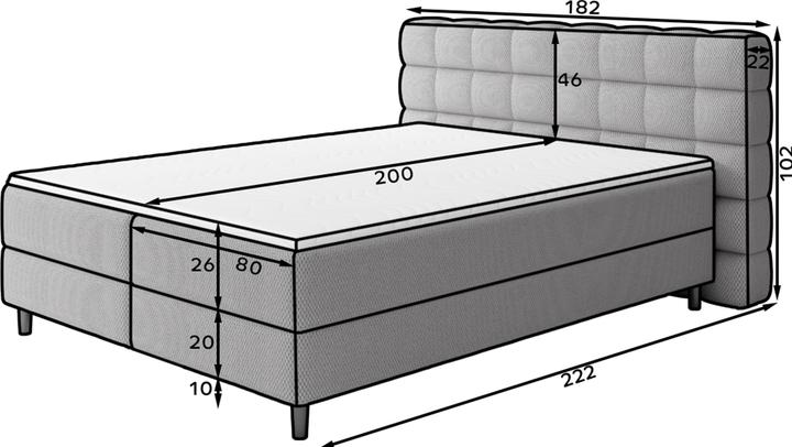 Image du produit ELTAP Camma (160 x 200 cm)