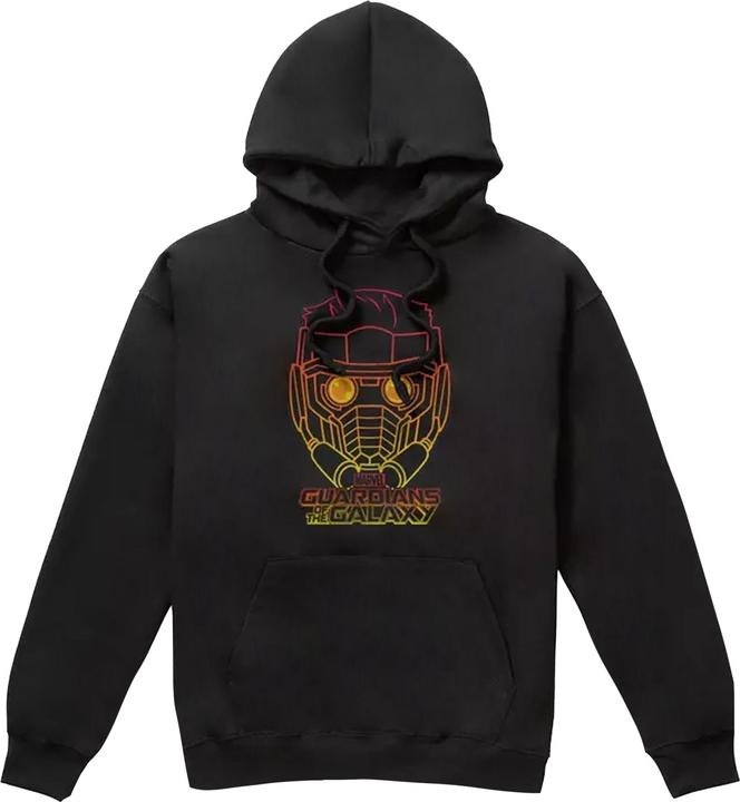 Actual product image Guardians of the Galaxy Mens Star-Lord Outline Hoodie (S)