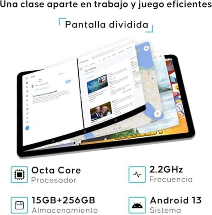 Immagine prodotto Doogee T30 Pro (Tablette 4G - 11", 256 Go, 8 Go RAM) Gris (4G, 11", 256 GB, Grigio)