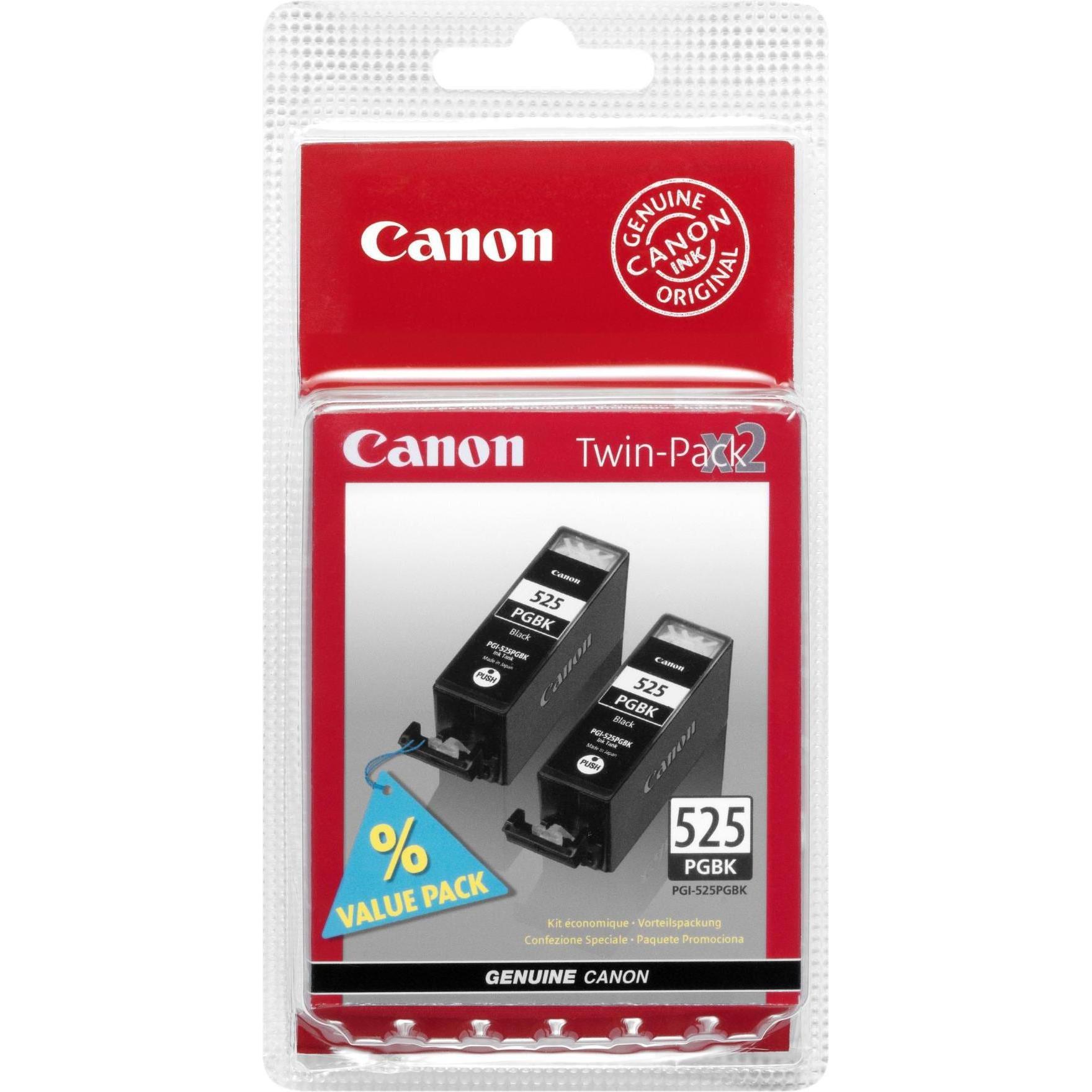 Canon, Druckerpatrone, PGI-525PGBK 2er Pack (BK)