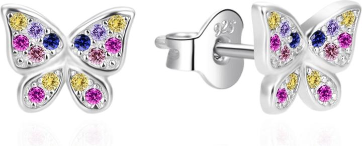 Immagine prodotto Agato - Playful silver earrings Butterflies AGT-E210PC (Argento)
