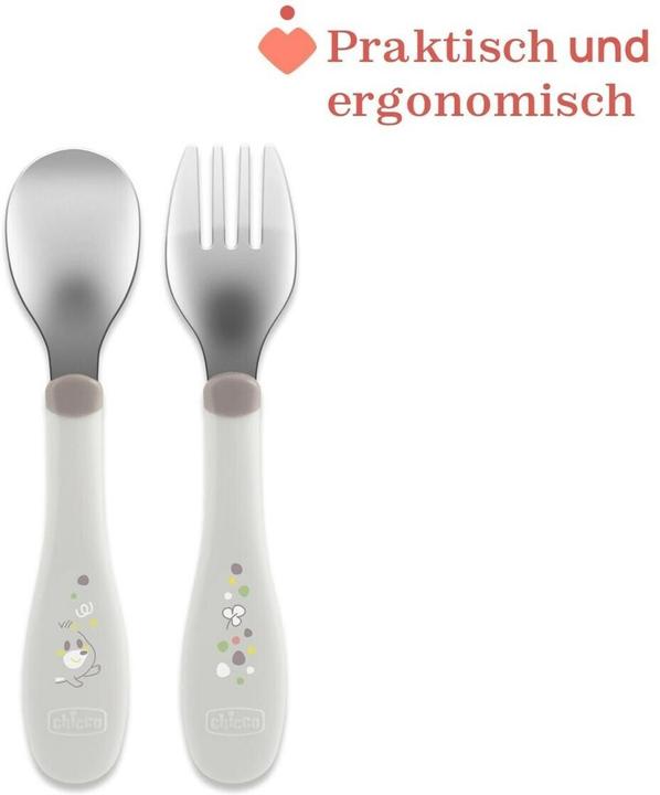 Actual product image Chicco Beiges Metallbesteck 18m+