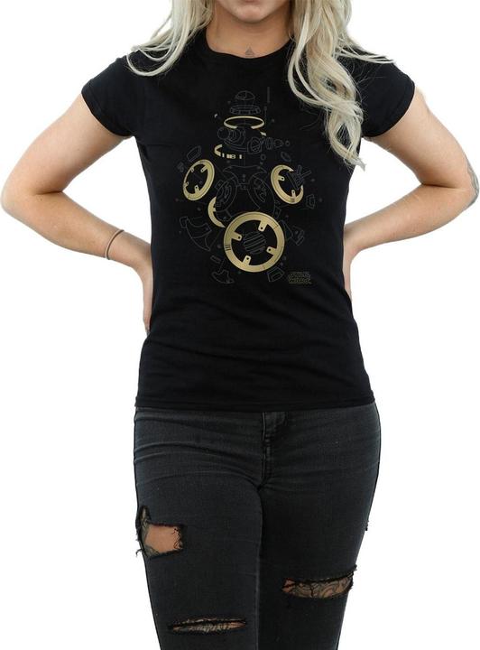 Image du produit Star Wars - T-shirt THE LAST JEDI BB-8 DECONSTRUCTED - Femme (L)