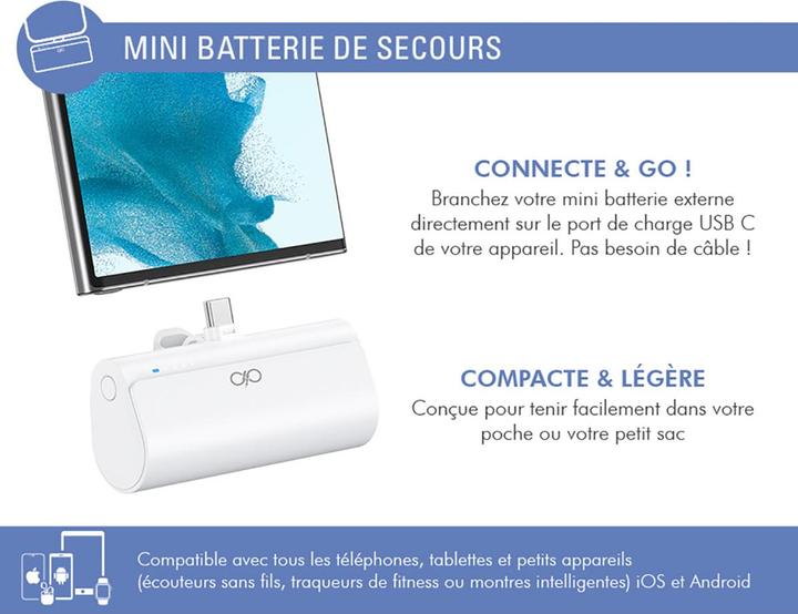 Produktbild Force Power 5000mAh Powerbank Connect and Go (5000 mAh, 20 W)