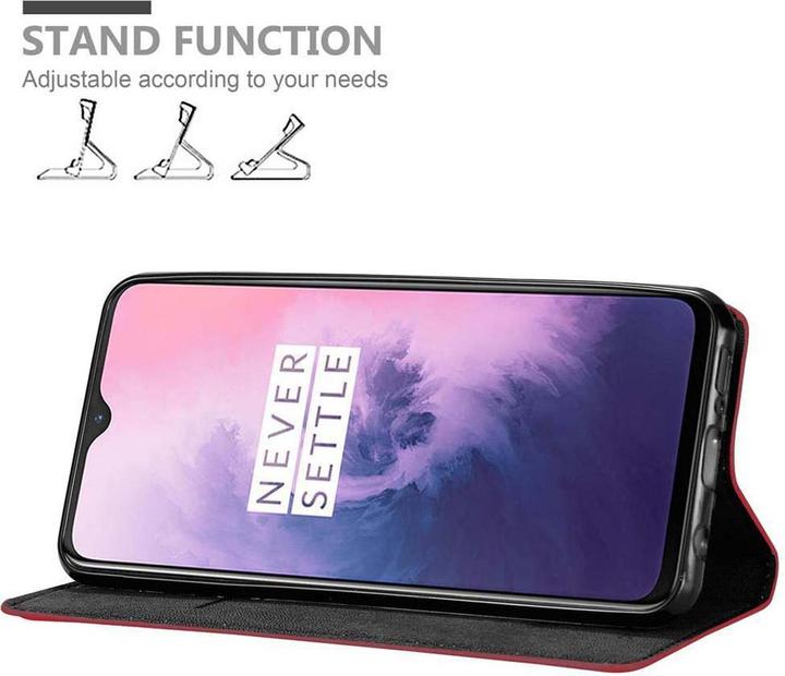 Actual product image Cadorabo Book Invisible Magnet Cover (OnePlus 7)