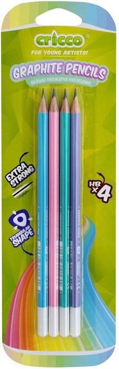 Immagine prodotto Teka Dreiecksstift Pastell HB 4 Stk. CRICCO (HB, 4 x)