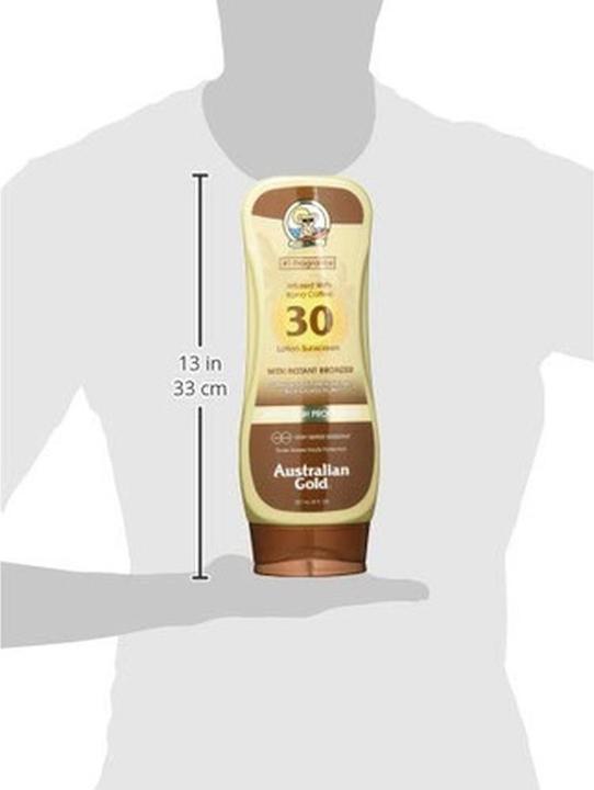 Productafbeelding Australian Gold Lotion met bronzer (Zonnebrandlotion, SPF 30, 237 ml, 237 g)